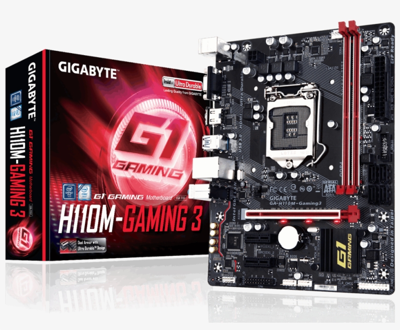 Gigabyte Ga H110m Gaming 3, transparent png download