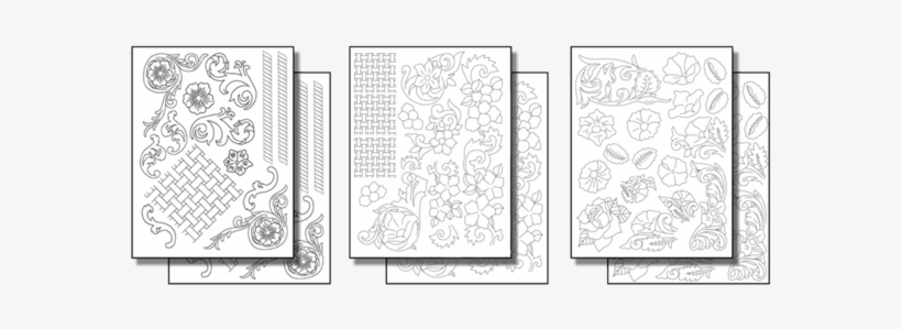 Stick 'n Burn Classic Leather Tooling And Basket Weave - Leather Carving, transparent png download