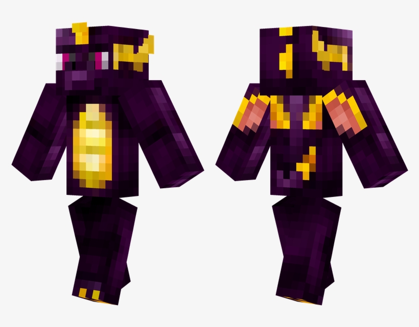 Spyro - Green And Black Minecraft Skins, transparent png download