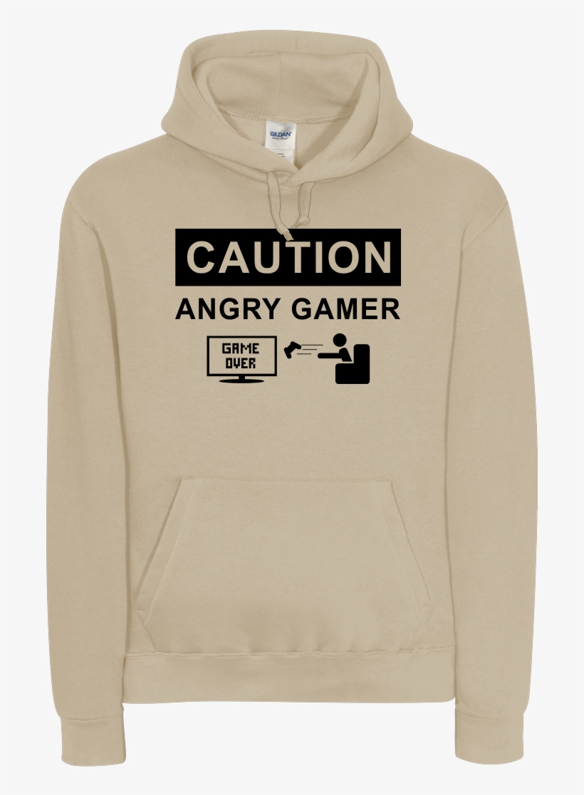 Angry Gamer Sweatshirt B&c Hooded, transparent png download