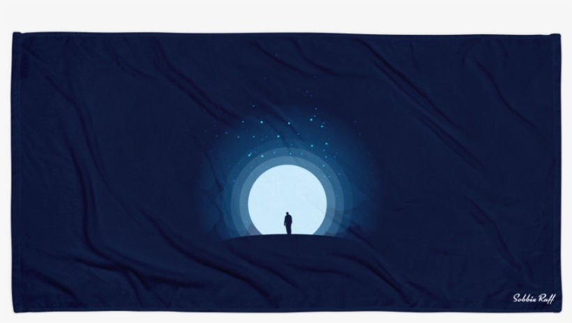 Moon Man Towel - Circle, transparent png download