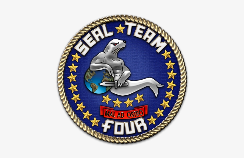 10 Operational Platoons Make Up Navy Seal Team 4 Which - Seal Team 4 Insignia, transparent png download