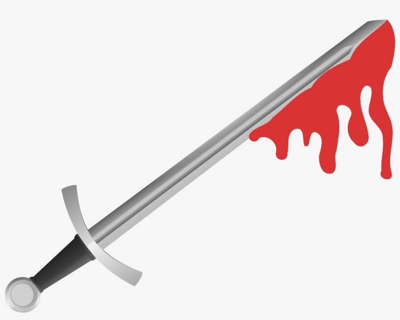 Encode Clipart To Base64 Jpg Royalty Free Download - Sword With Blood Clipart, transparent png download