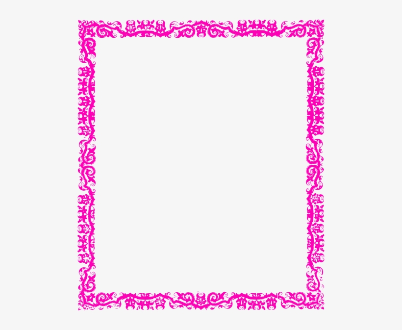 Download Small - Border Design Pink Png - HD Transparent PNG - NicePNG.com