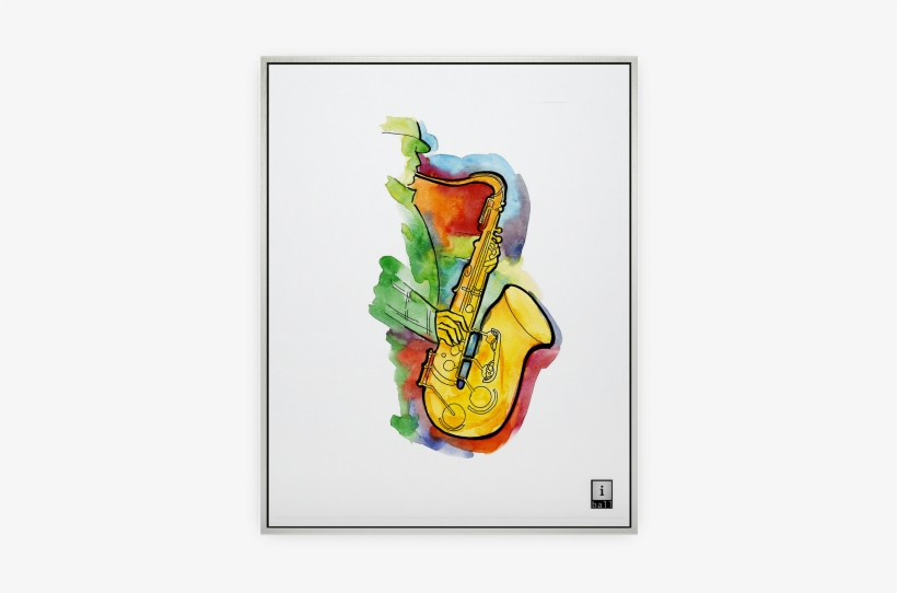 Iball Frame Speakers Frame Speaker - Saxophone, transparent png download