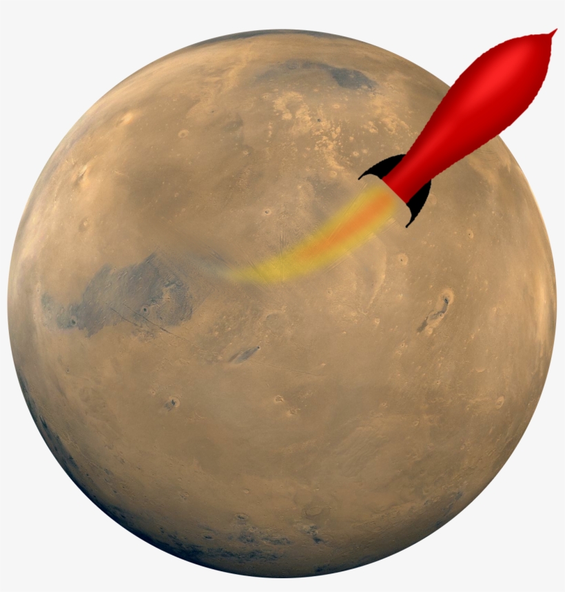 Master Png, 1373 X 1374 Pixels, Over 2 Meg - Mars From Earth Transparent Background, transparent png download
