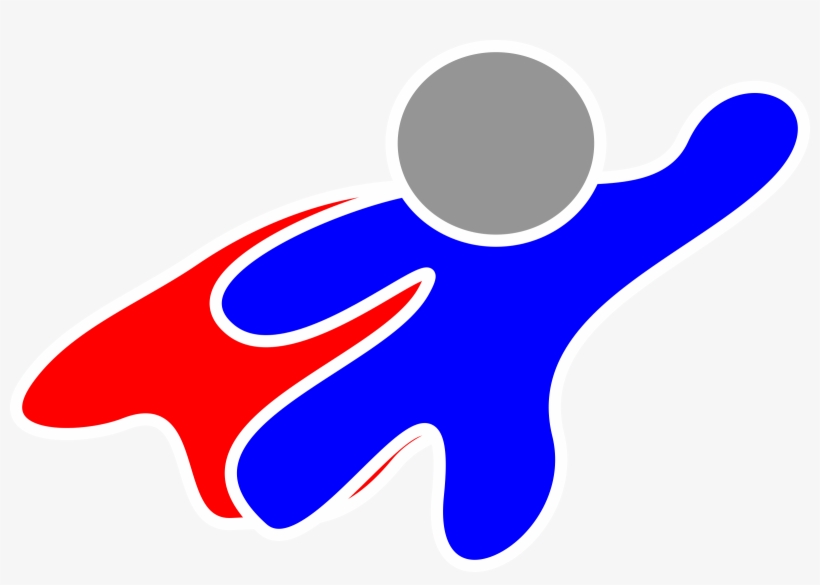 This Free Icons Png Design Of Super Hero Flying Silhouette, transparent png download