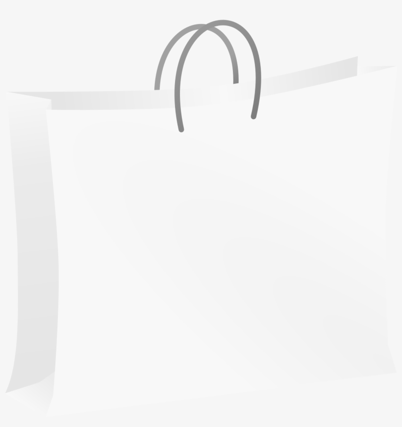 White Shopping Bag Png, transparent png download