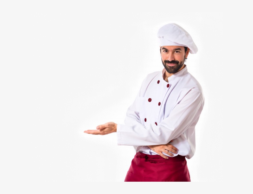 About - Chef With Dish Png, transparent png download