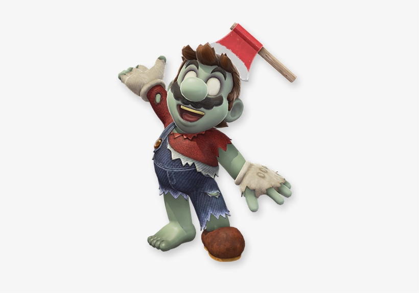 Mario Odyssey Costume - Mario Odyssey Zombie Outfit, transparent png download