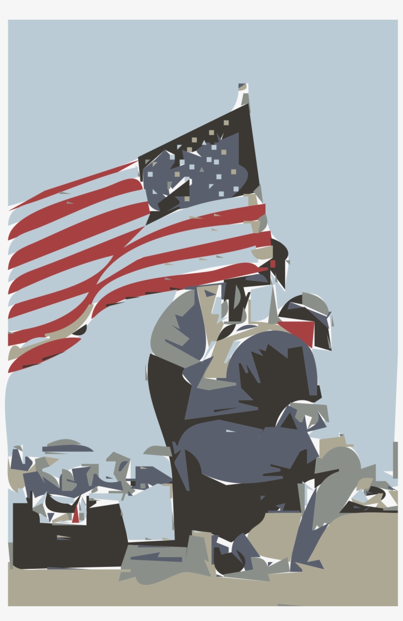 This Free Icons Png Design Of Memorial Day Flag Color, transparent png download