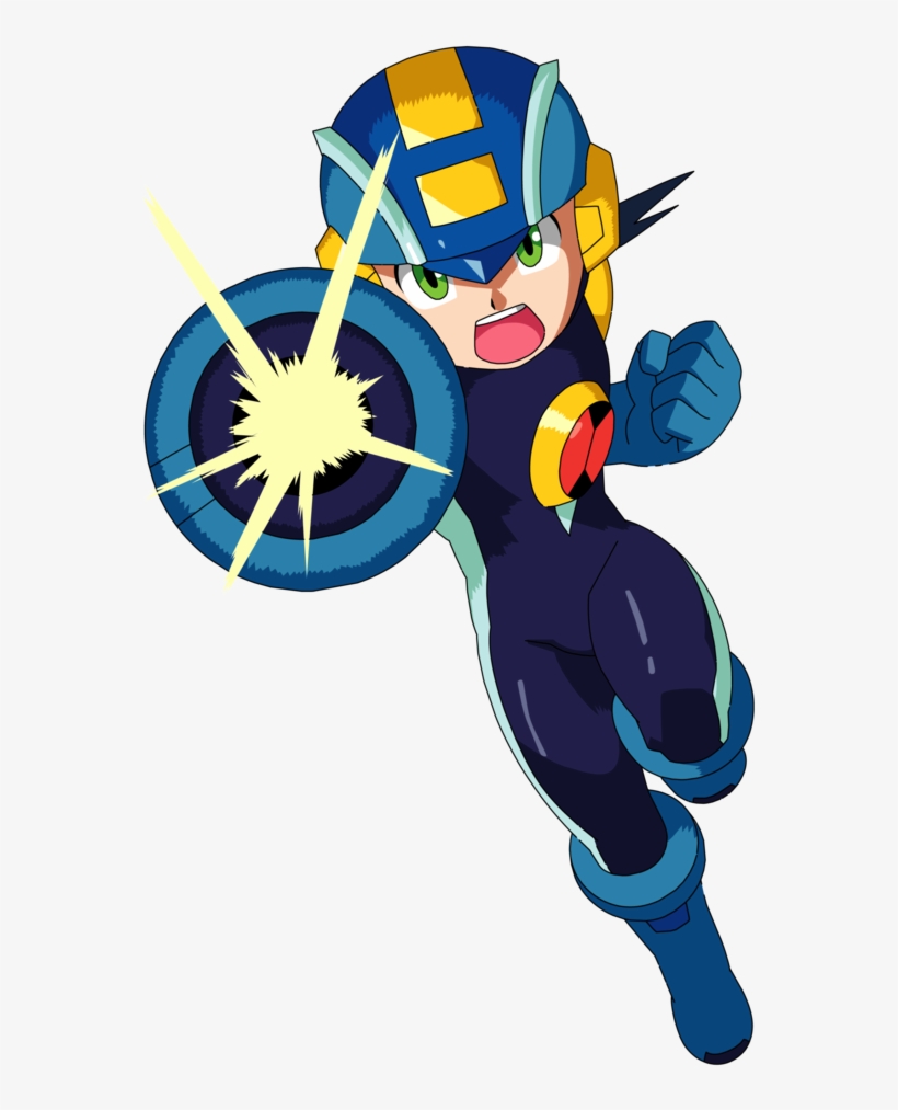 Megaman - Mega Man Nt Warrior Trading Card Game Power Up! Starter, transparent png download