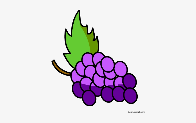 Free Grapes Clip Art - Grape, transparent png download