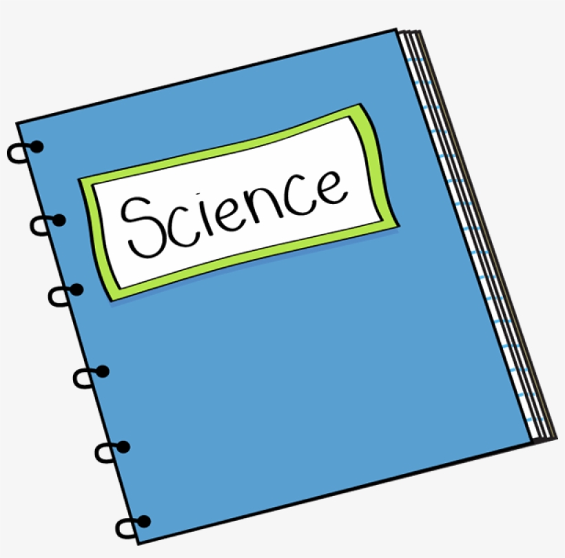 Cropped Science Notebook - Science Book Clip Art, transparent png download
