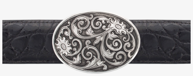 Silver King Filigree 1 1/2" Trophy Buckle - Trophy, transparent png download