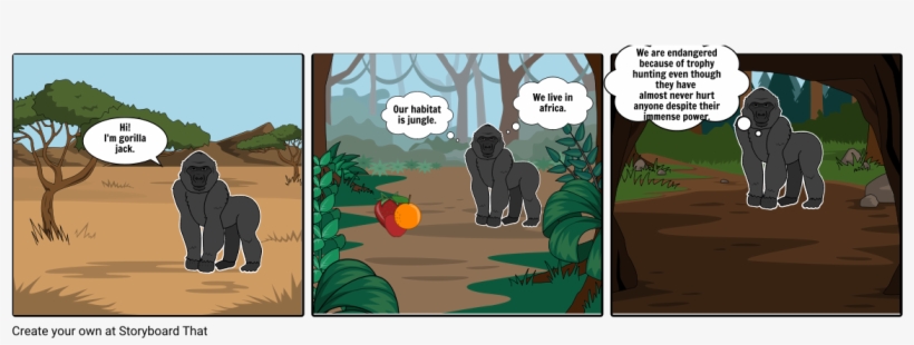 Gorilla - Cartoon, transparent png download