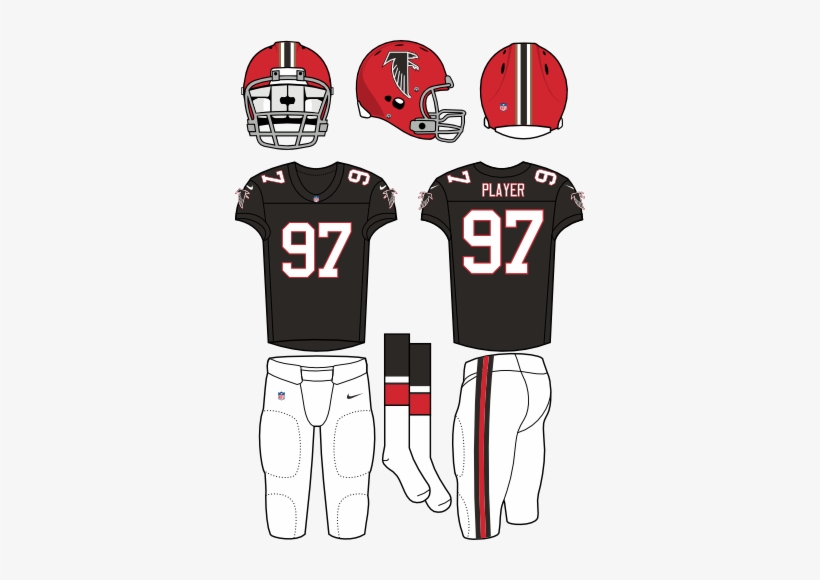 Atlanta Falcons Uniform - New York Jets Home Uniform, transparent png download