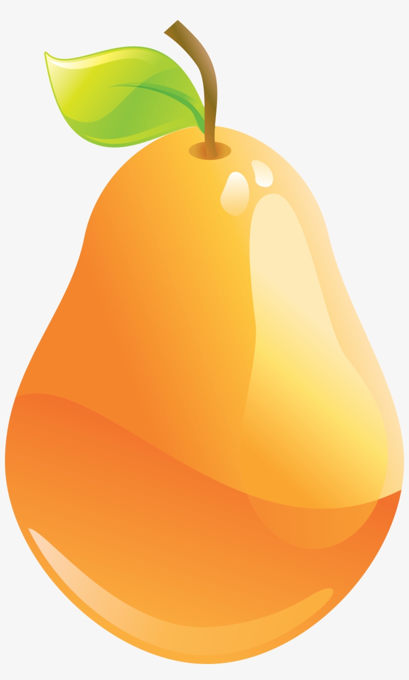 Yellow Pear Png Image - Pears Clipart Png, transparent png download