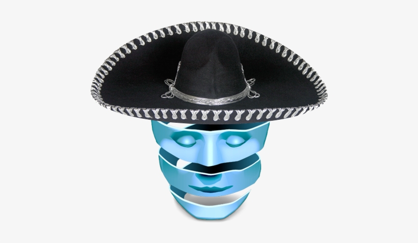 Contourhead-sombrero - Sombrero De Mariachi, transparent png download