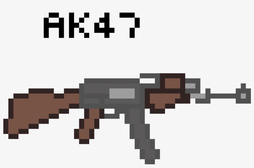 Ak-47 - Ak 47 Pixelada Png, transparent png download