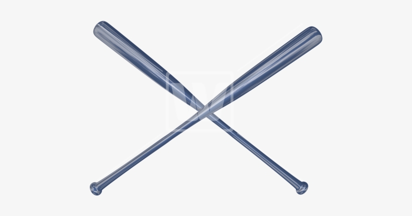 Baseball Bats - Crossed Bats Png, transparent png download