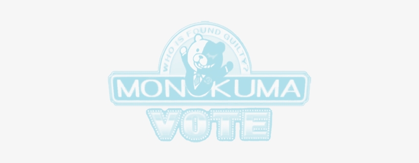 Monokuma Vote - Graphic Design, transparent png download