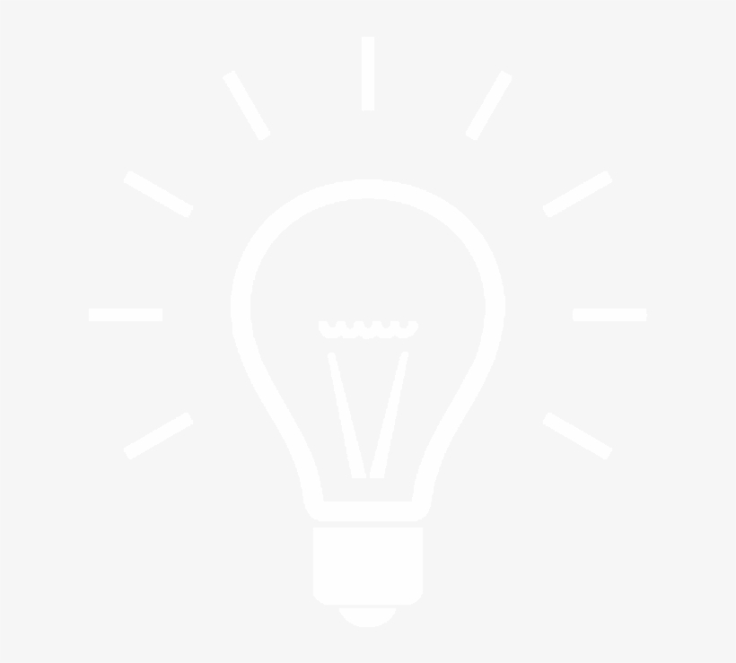 Simple Light Bulb Graphic White - Crowne Plaza White Logo, transparent png download