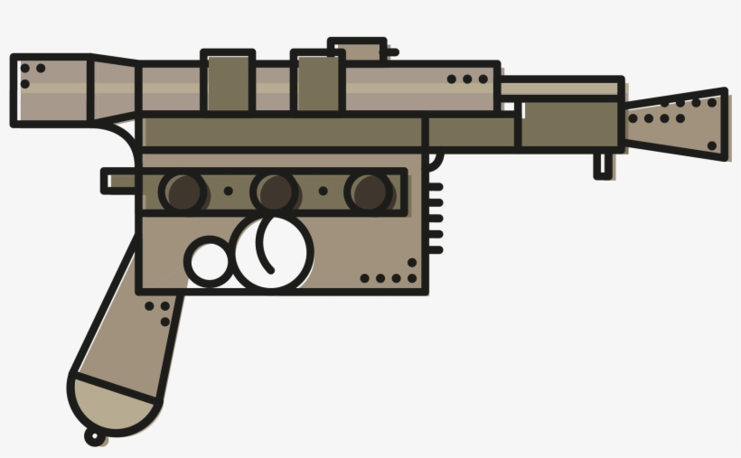 Star Wars Icon Set On Behance - Ranged Weapon, transparent png download