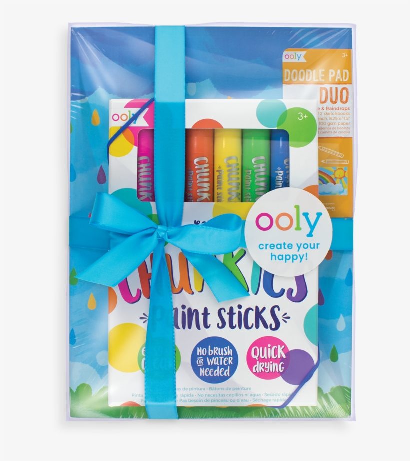 Budding Artist Kids Paint Gift Set - Ooly - Chunkies Paint Sticks | Scout & Co, transparent png download