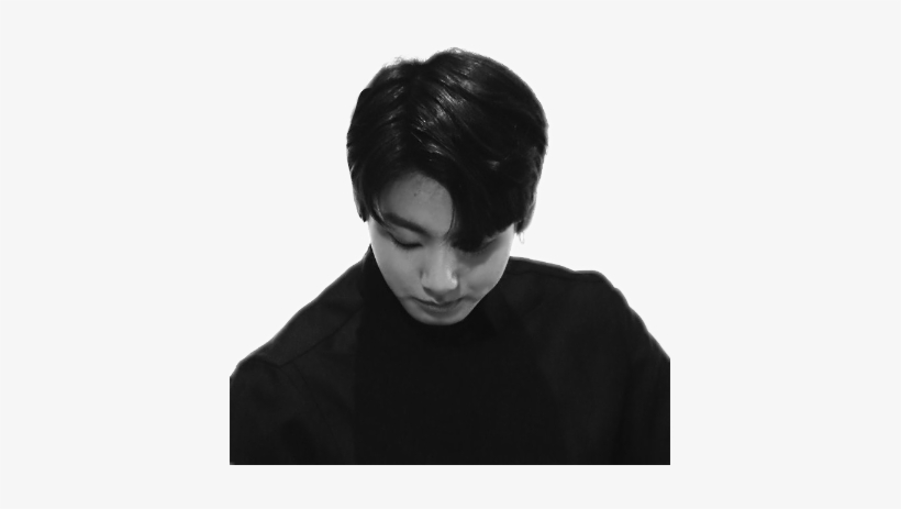 Jungkook Looks Nice In Black Clipart Library Download - Jungkook Black Transparent, transparent png download
