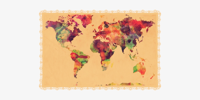 World, Travel, And Map Image - I M Going To Travel The World, transparent png download
