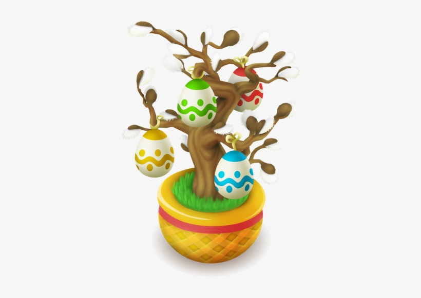 Easter Tree - Easter Tree Png, transparent png download