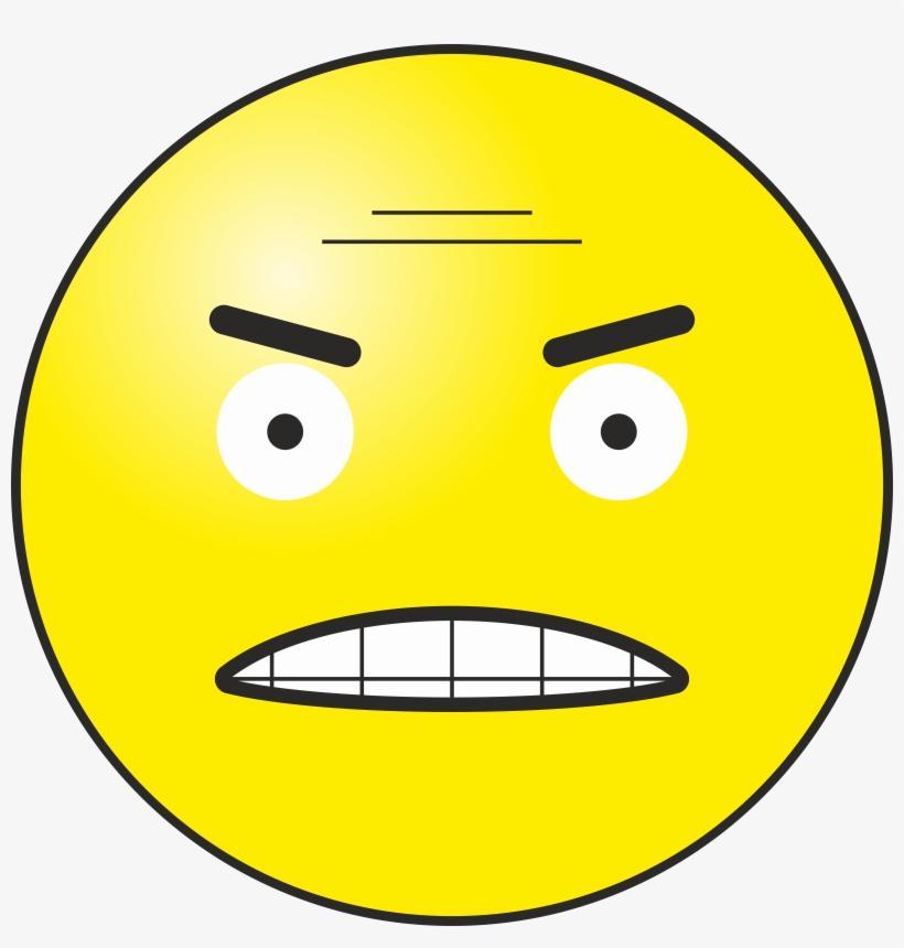This Free Icons Png Design Of Angry Emoticon, transparent png download