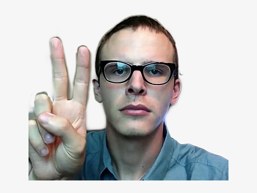 Idubbbztv Idubbbz Peace Iankovic - Idubbbz Dad, transparent png download