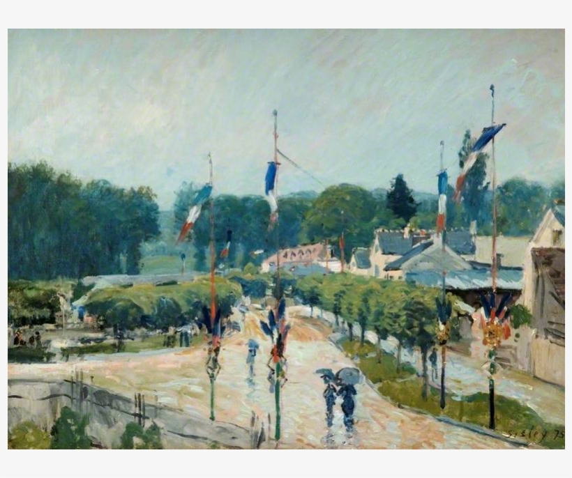Impressionism And Post-impressionism Lecturer - Giclee Painting: Sisley's Fourteenth Of July At Marly-le-roi,, transparent png download