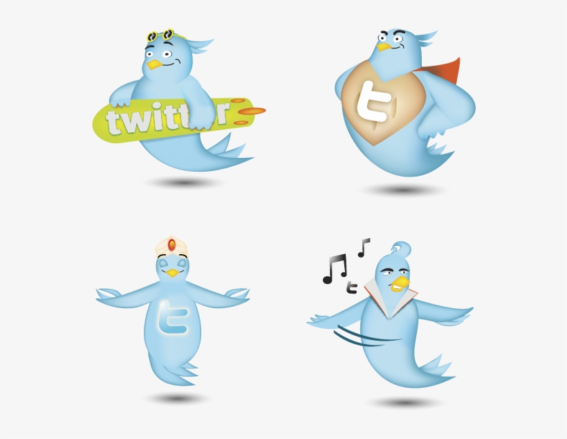 Free Vector Twitter Icon Ai And Png Formats - Portable Network Graphics, transparent png download
