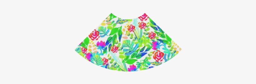 Cute Tropical Watercolor Flowers Atalanta Casual Sundress - Cafepress Jungle Watercolor Flowers F Full/queen Duvet, transparent png download