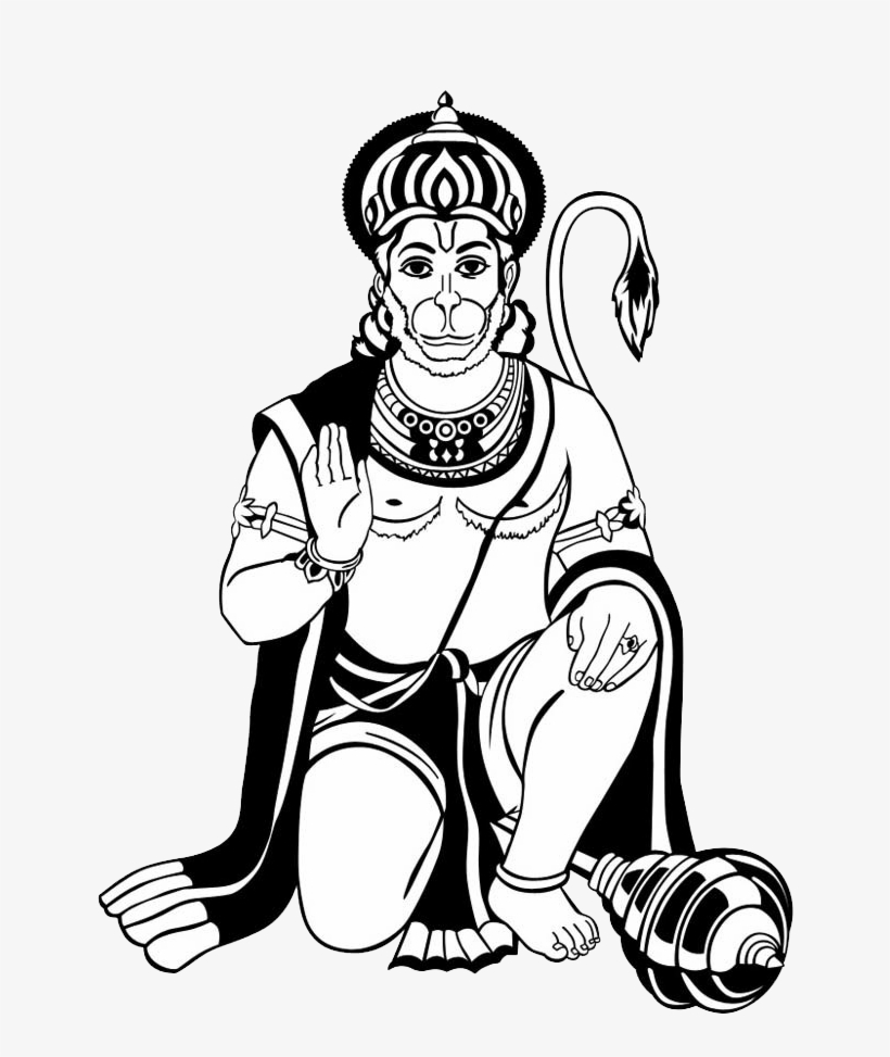 Brahmarishi Vishvatma Bawra Books Png Freeuse Download - Hanuman Sticker For Bike, transparent png download