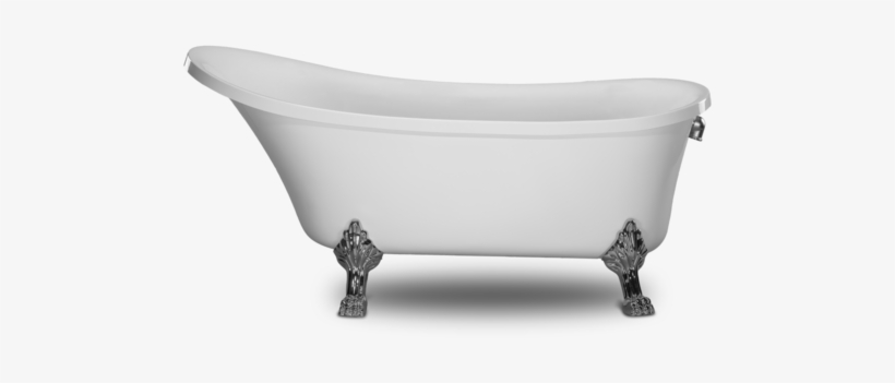 White Bathtub Png Transparent Image - Kokss Cesano 63" X 28.3" Freestanding Soaking Bathtub, transparent png download