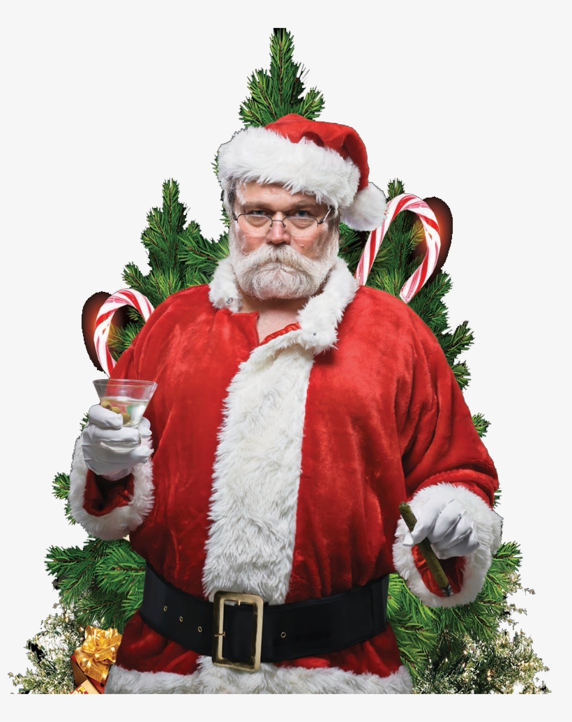 Santatree Copy - Santa Claus, transparent png download