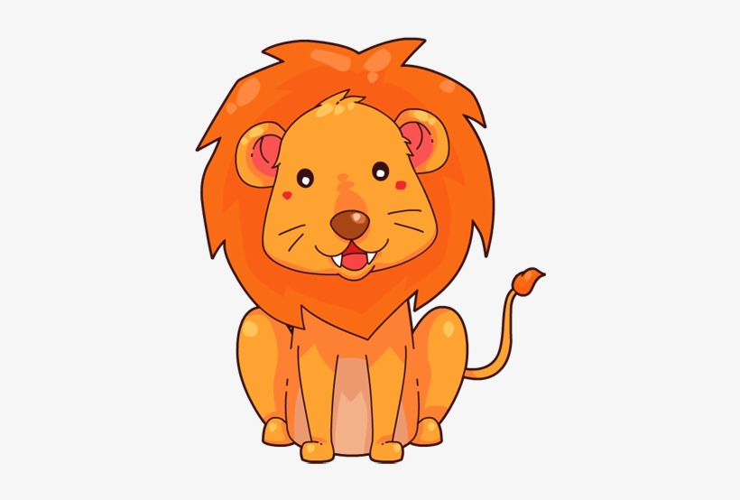 You Can Use This Cute Cartoon Lion Clip Art On Your - Clip Art, transparent png download