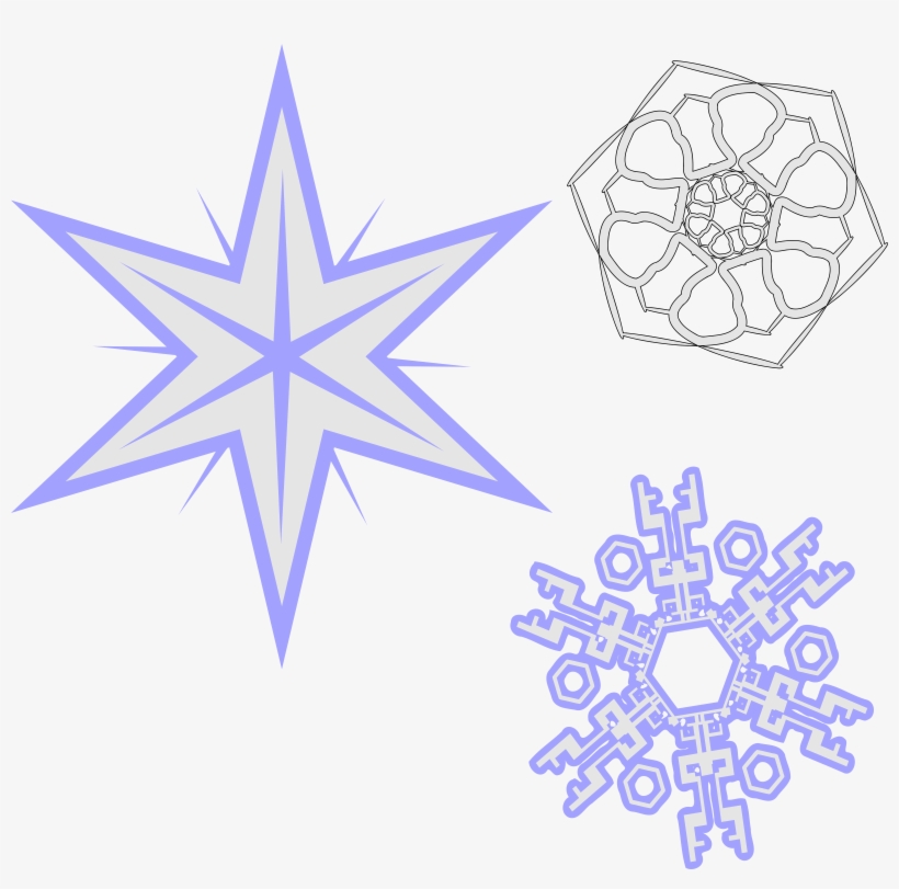 Clipart Collection Snowflakes Png - Snow Flakes Png, transparent png download