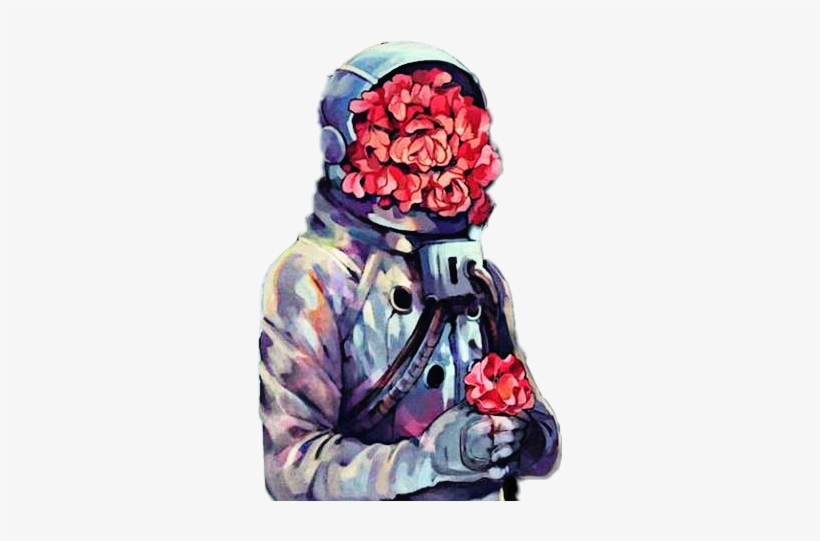 Astronaut Flower, transparent png download