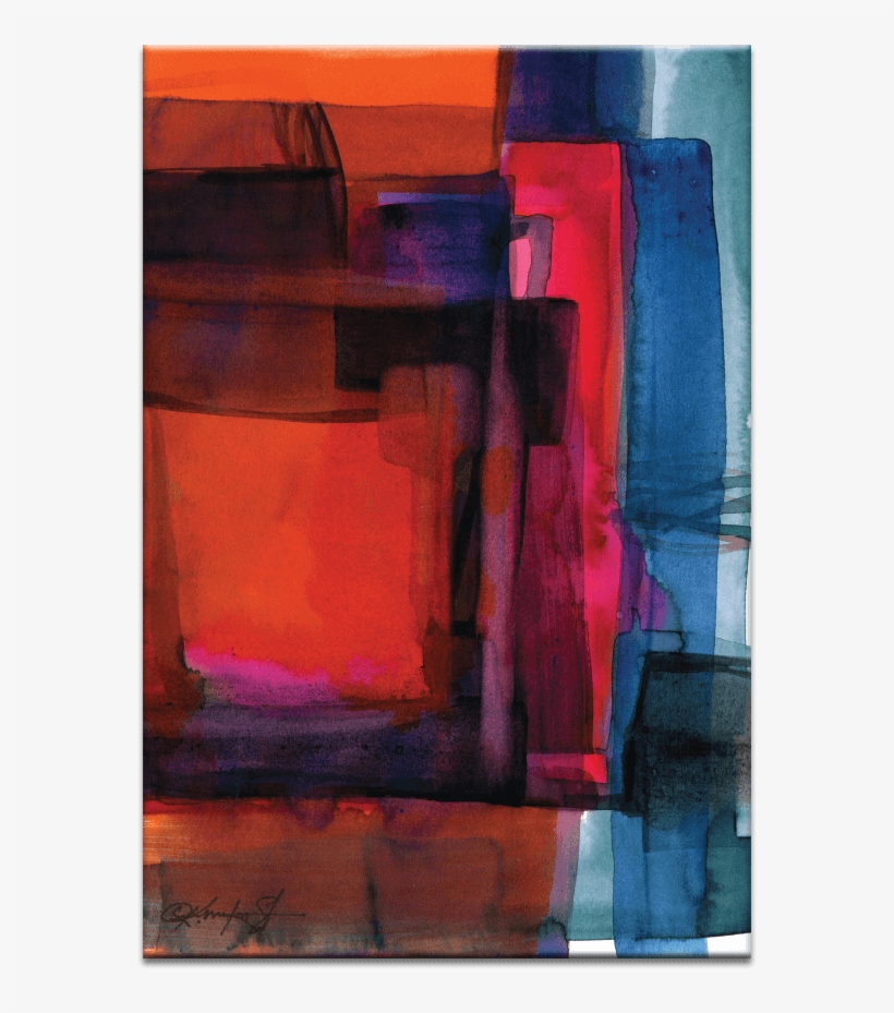 Watercolor Abstraction - Watercolour Abstraction 115 By Kathy Morton Stanion, transparent png download