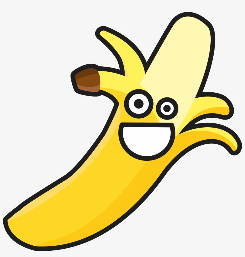 This Free Icons Png Design Of Smiling Banana, transparent png download
