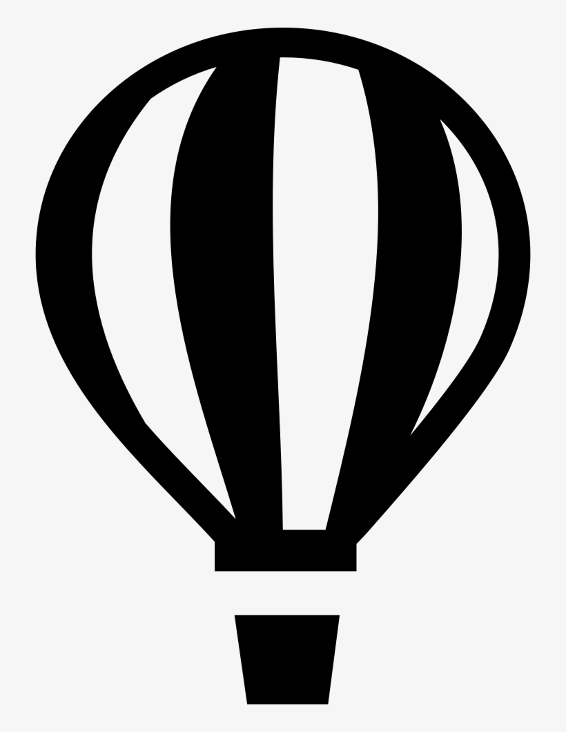 Hot Air Balloon - Air Balloon Icon Png, transparent png download