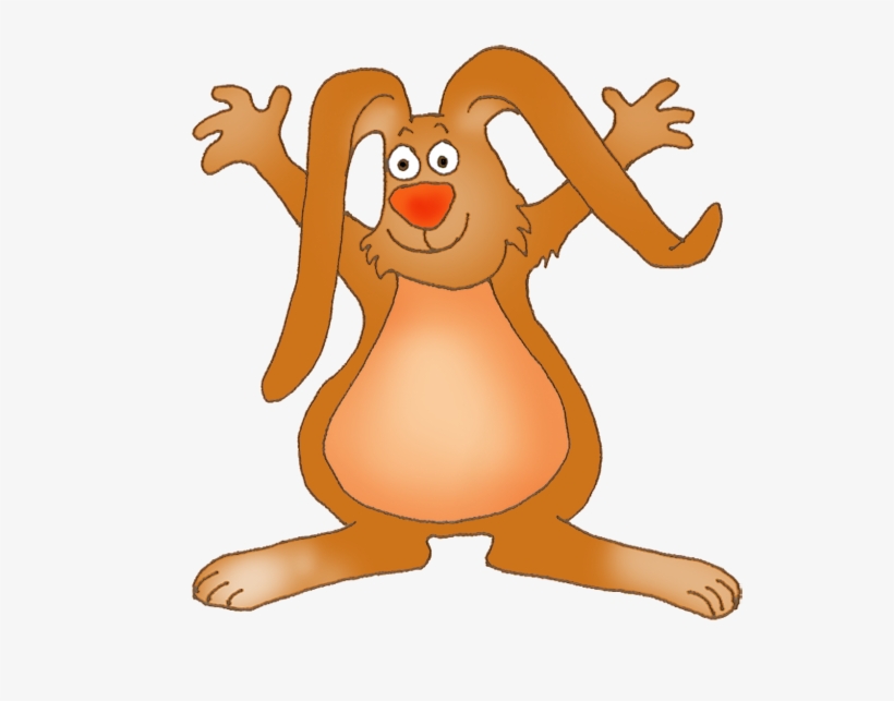 Funny Easter Bunny - Easter Bunny Clipart Funny, transparent png download