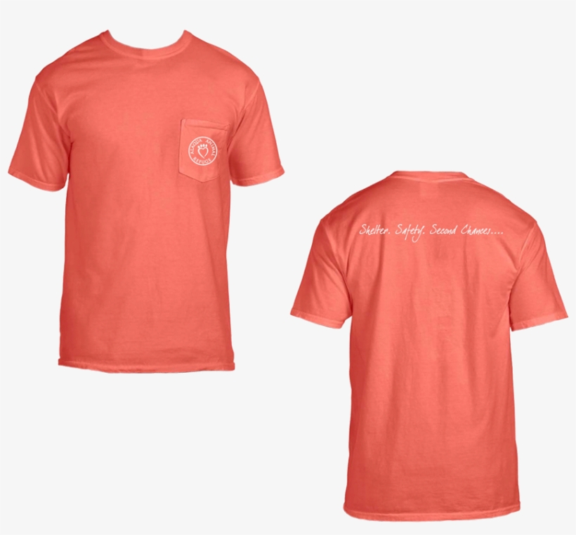 Salmon Adult Pocket Tshirt, transparent png download