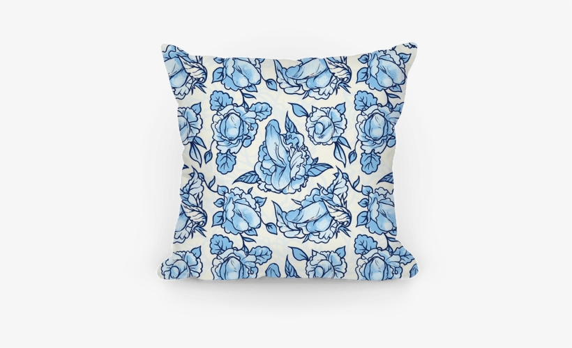 Pillow Png Transparent Image - Floral Penis, transparent png download