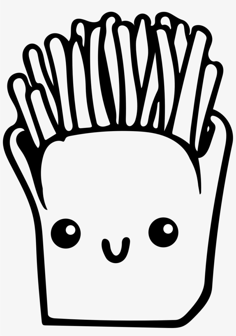 This Free Icons Png Design Of Kawaii Fries, transparent png download